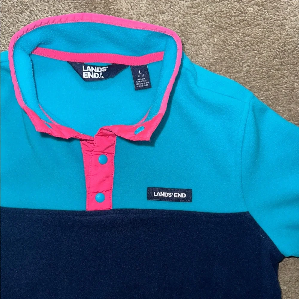 Two Lands End Fleece Sweaters - Picture 5 of 7